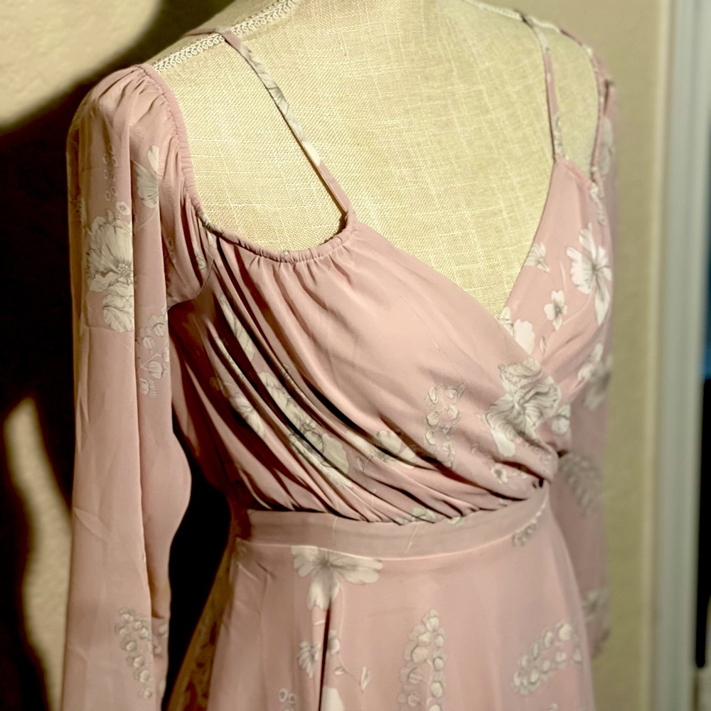 Express A line Floral Dress